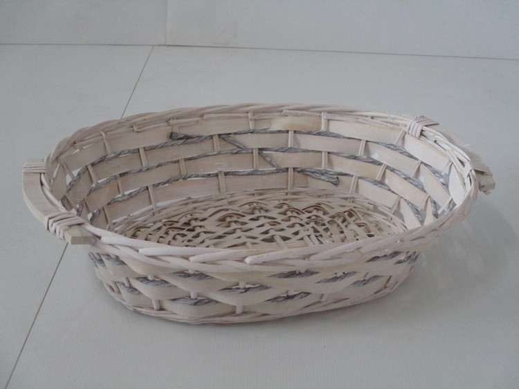 5153A CESTO VIMINI OVALE SHABBY CHIC CM 53X38X13 H 5153A CESTO VIMINI OVALE SHABBY CHIC CM 53X38X13 H